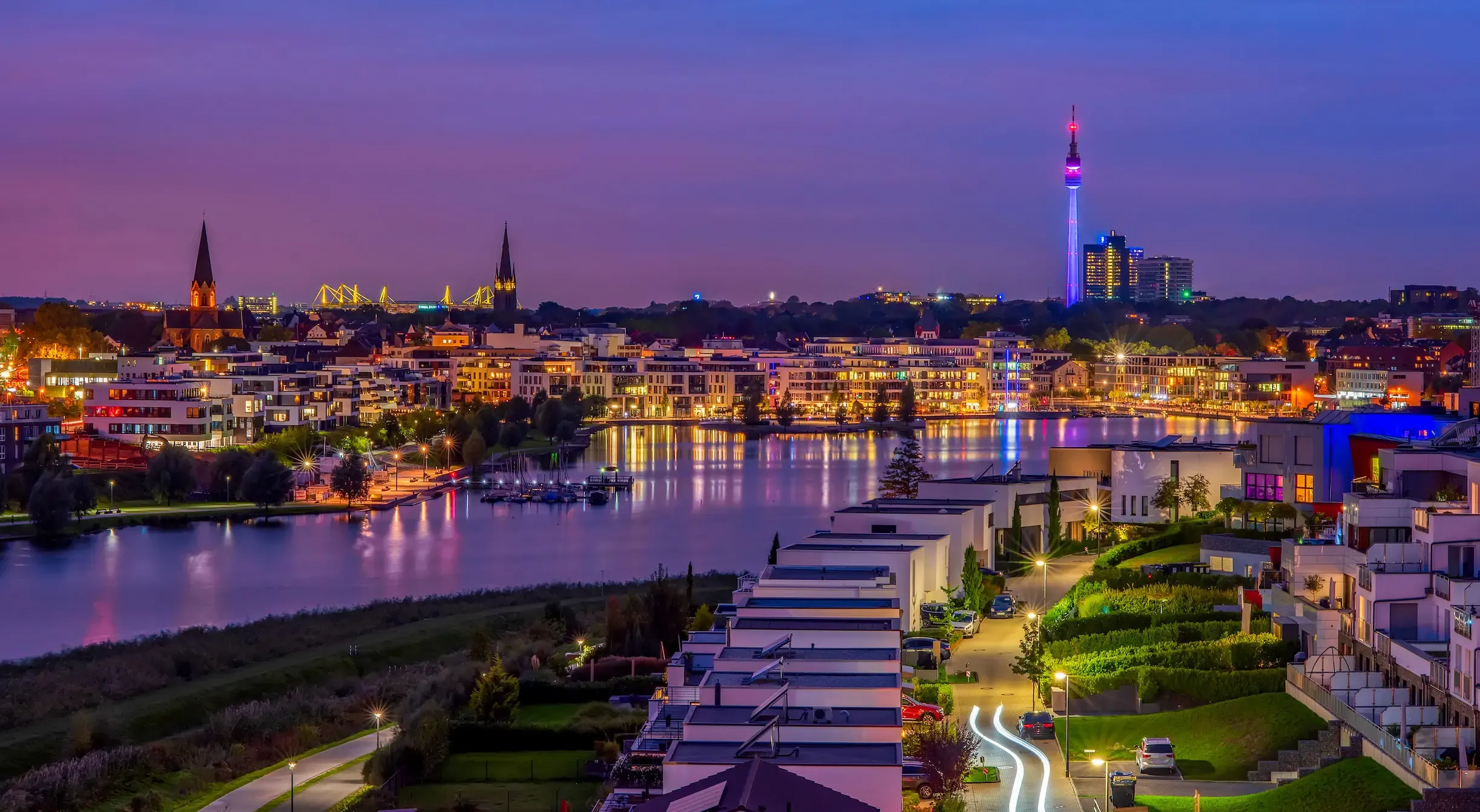 Dortmund 's avonds