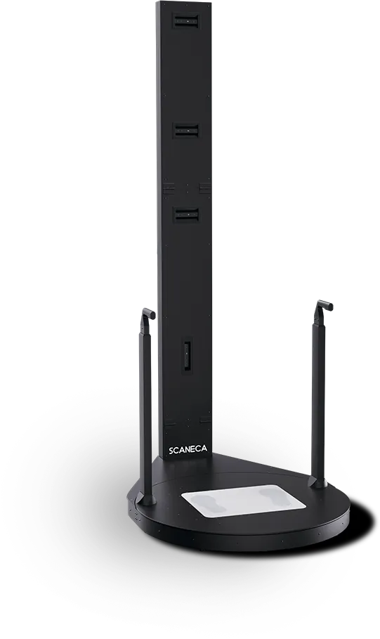 3D-bodyscanner voor het opmeten van het lichaam